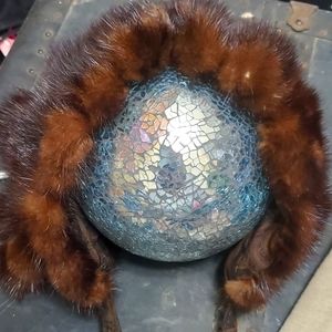 Vintage Fur ear muff hat